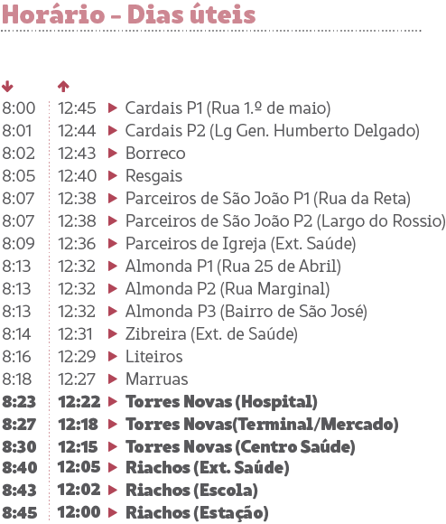 Horário